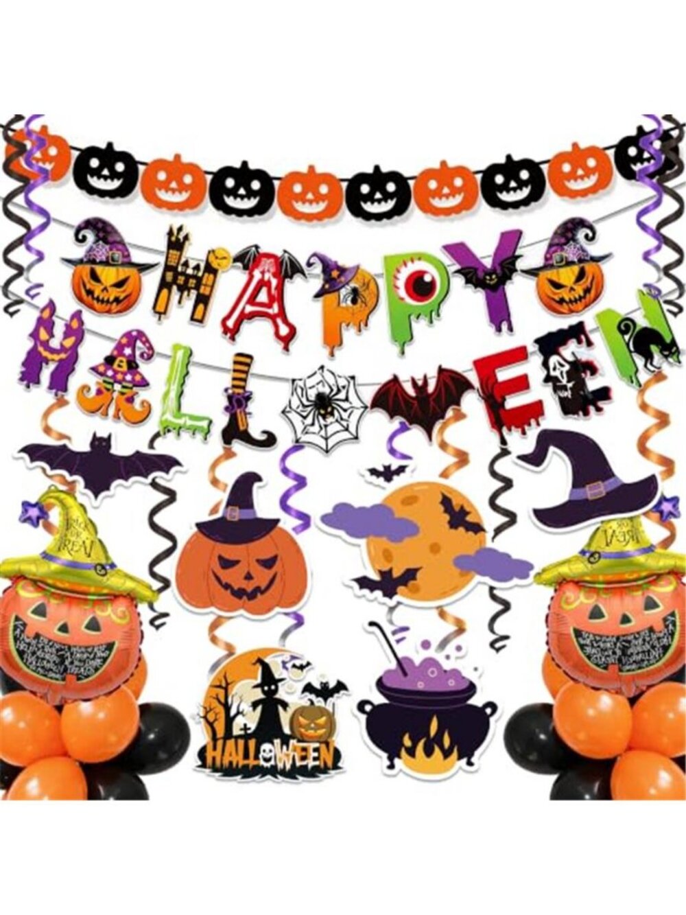 Halloween Decorations - 19 Pack Halloween Decor for Party Decorations